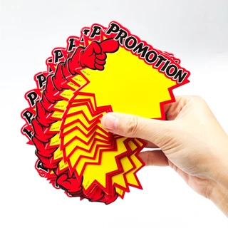⭐แพ็ค 50แผ่น⭐💯ป้ายราคา มินิ 9x7Cm.📌เลือกแบบ ✅พร้อมส่งในไทย ป้ายโฆษณา ป้ายเซลล์บอกราคา