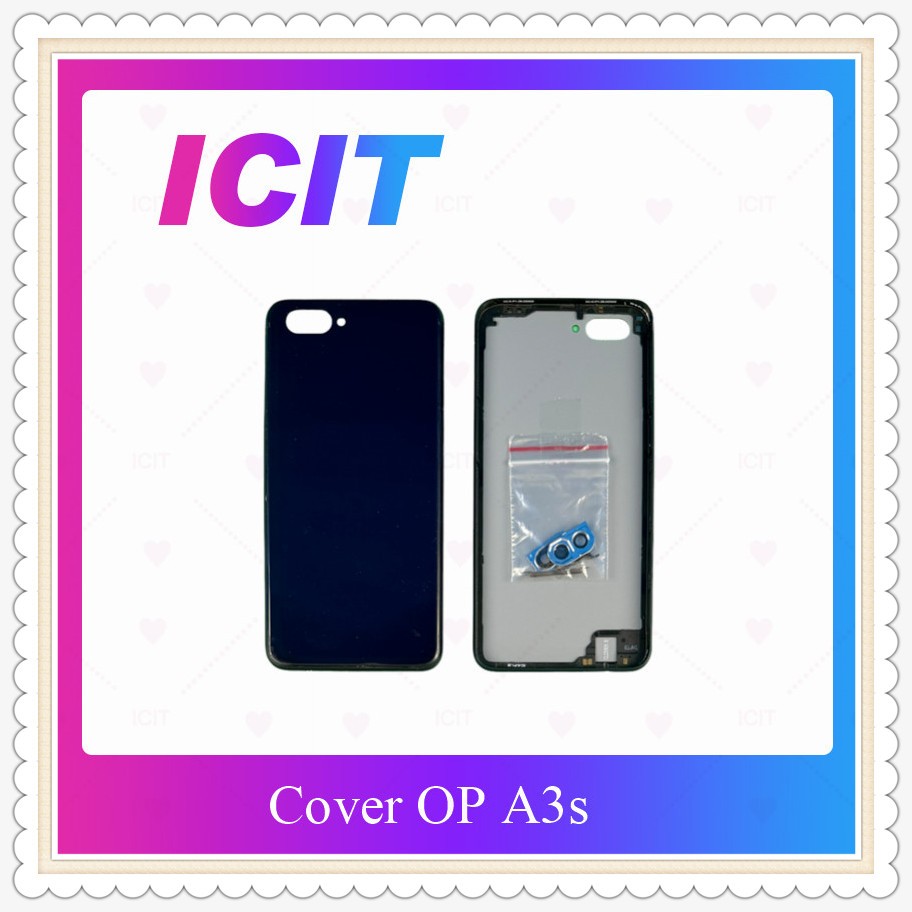 Cover op A3s อะไหล่ฝาหลัง หลังเครื่อง Cover อะไหล่มือถือ คุณภาพดี ICIT-Display