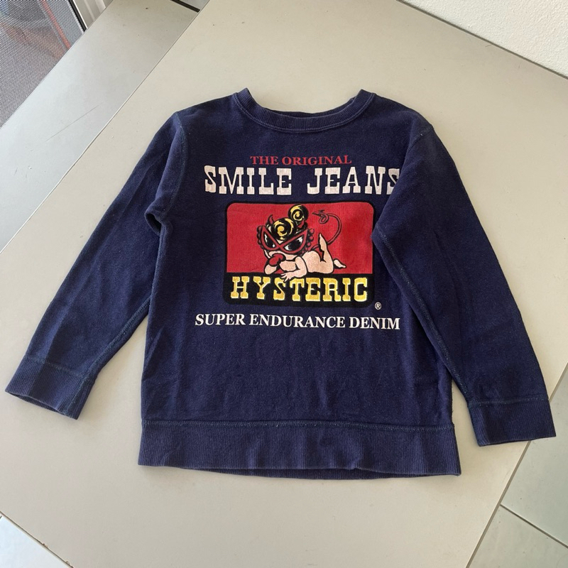 (มือสอง) hysteric mini เสื้อน้องจุก size100 เสื้อแขนยาวเด็ก