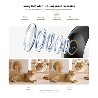 (NEW) Xiaomi Smart Camera C500 Dual กล้องคู่ที่เชื่อมโยง การติดตามมนุษย์ เลนส์คู่ 4MP เพื่อคุณภาพของภาพระดับ Ultra HD
