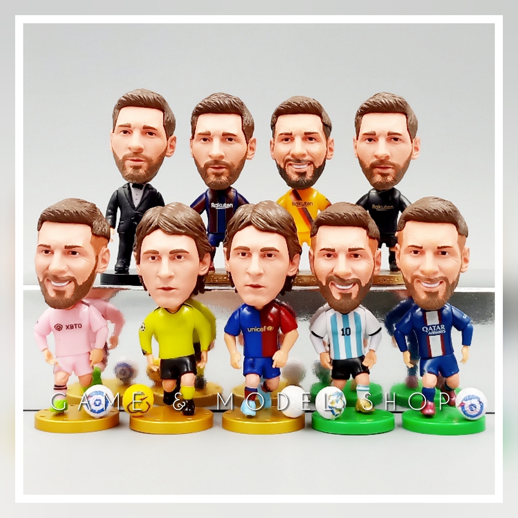 ***สินค้าพร้อมส่ง***โมเดลนักฟุตบอล ลิโอเนล เมสซี่ Lionel Messi (สูง 6.5 ซม.) Soccer Football ตุ๊กตานักบอล นักเตะ