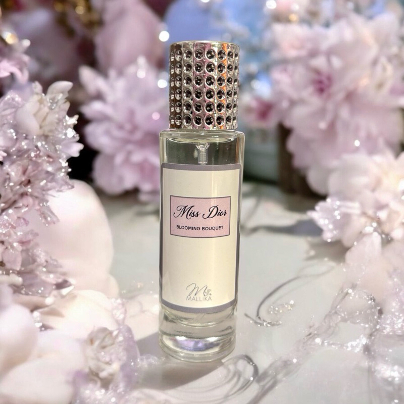 น้ำหอม MALLIKA Blooming Flower หอมหวาน กลิ่นอ่อนๆ ใสๆ สไตล์ลูกคุณหนู Blooming Bouquet