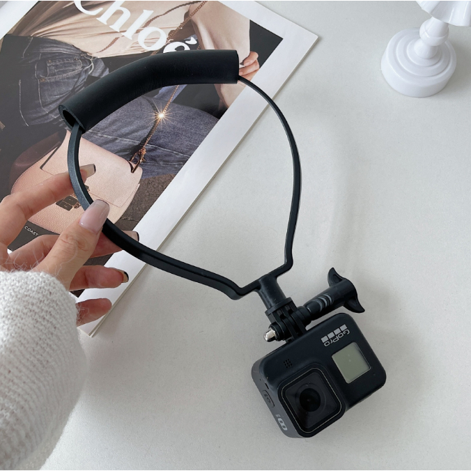 ขายึดกล้อง GoPro แบบคล้องคอ Neck Camera วัสดุABS ทนทาน ใช้ง่ายสะดวก