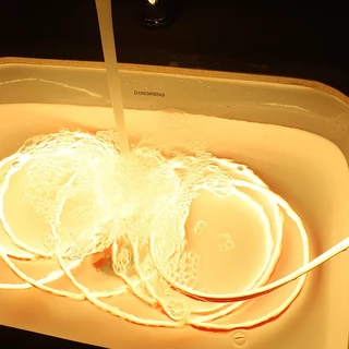 เข็มขัดโคมไฟสระว่ายน้ำ COB ไฟสระว่ายน้ำ DC 24V ไฟเส้นled ไฟเส้นตัดได้ IP68กันน้ำ Swimming Pool Light Strip แสงกลางแจ้ง