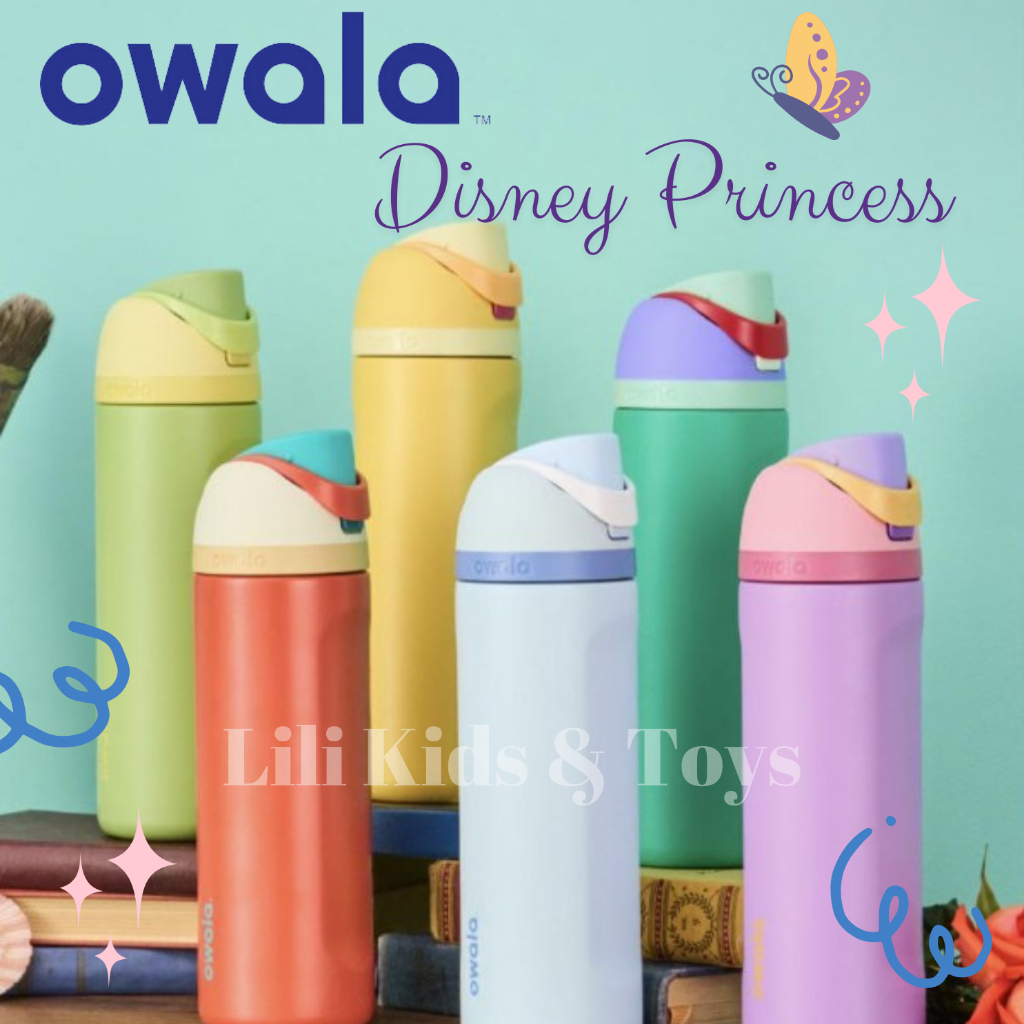 พร้อมส่ง ใช้โค้ดลดได้ ใหม่!! Owala x Disney Princess 24 oz. ของแท้ % นำเข้าจากอเมริกา