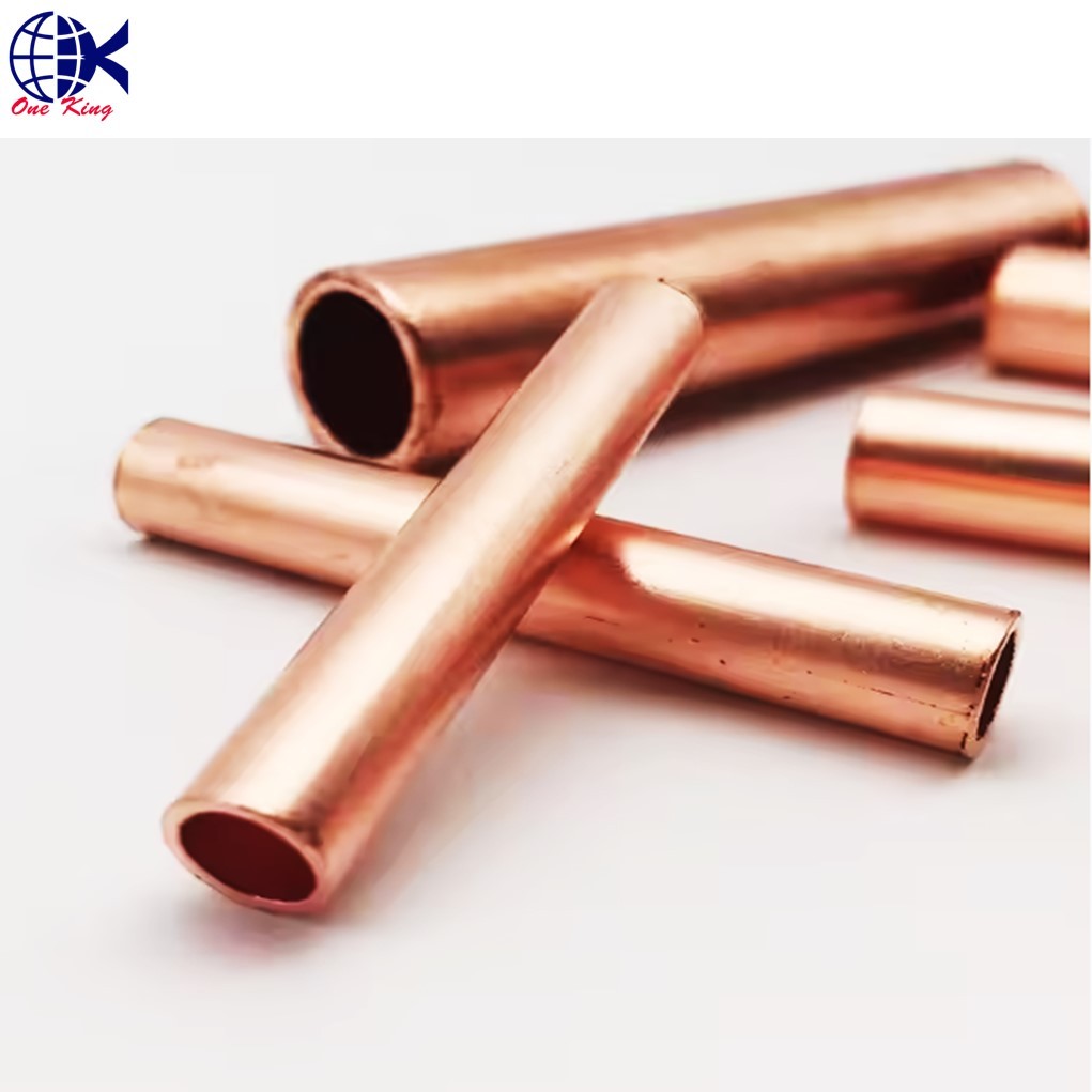 ท่อทองแดงข้อต่อสายไฟ แบบยาว หางปลาเสียบ ทองเหลือง กลม แฉก เปลือย หุ้ม ขั้วต่อสายไฟ อุปกรณ์ รถยนต์ แอร์ ตัวผู้ ตัวเมีย - รูปที่ 2