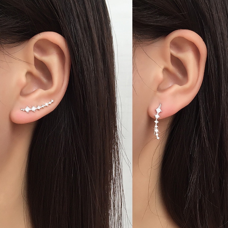 【COD】ต่างหูเจ็ดดาว สำหรับผู้หญิง สไตล์มินิมอลและสง่างาม ทันสมัยและสร้างสรรค์ ต่างหูอินเทรนด์ การชำระเงินบนการจัดส่ง - รูปที่ 3