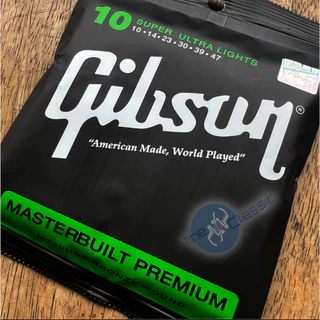 ชุดสุดคุ้ม 14 สายกีต้าร์โปร่ง Gibson และ ชุดหมุดสีขาว ครบเซ็ท แถมฟรี ปิ๊กดีดกีต้าร์ จำนวน 2 อัน