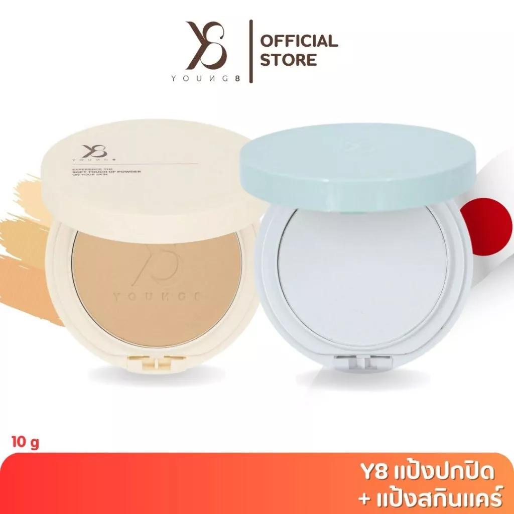 ⚡️ส่งไวส่งฟรี⚡️Y8 แป้งสกินแคร์ แป้งไม่ผสมรองพื้น Y8 แป้งปิดฝ้าผสมรองพื้น คุมมัน บางเบา แป้งY8 ส่งฟรี