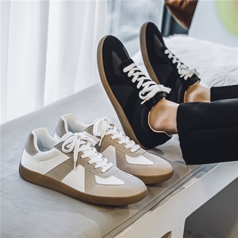 Casual Sneakers รองเท้าผู้ชาย MERETU Cement Shoes พื้นผิวตาข่าย รองเท้าแฟชั่น รองเท้ากีฬา MRT1029