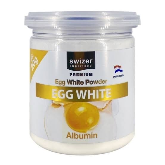 SWIZER Premium Egg White Powder Albumin 120 g ไข่ขาวผง อัลบูมิน