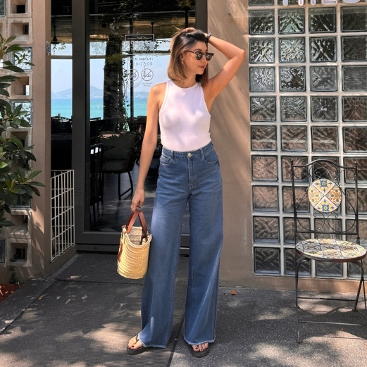 Aevelyn Jeans กางเกงยีนส์รุ่น Annie Blue Jeans