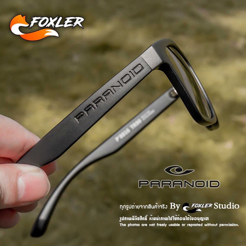 แว่นตากันแดด เลนส์ HD Polarized PARANOID ตัดแสงสะท้อน แว่นกันแดดแฟชั่น ใส่ได้ทั้งชายและหญิง [Foxler] รูปที่ 8