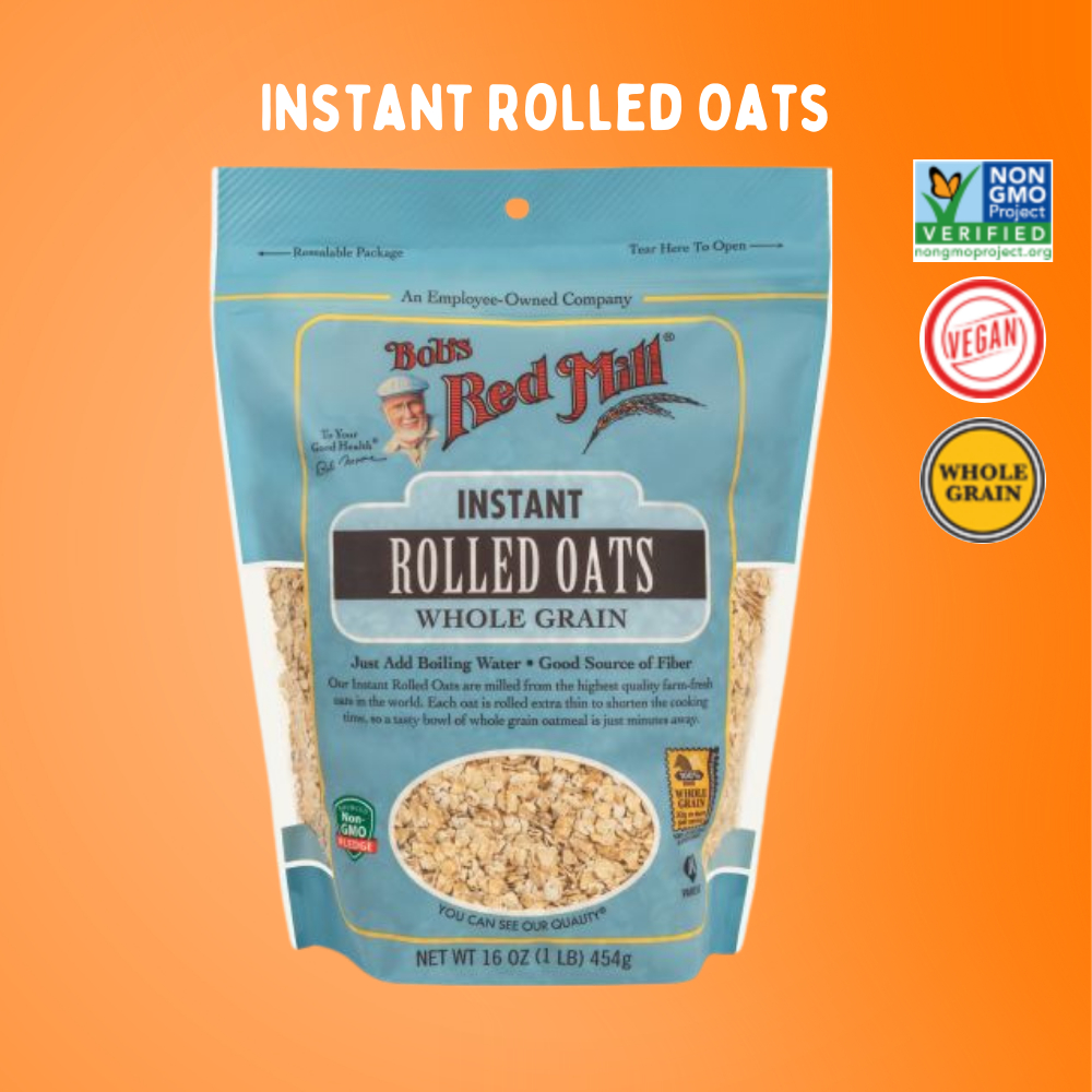 Bob's Red Mill Instant Rolled Oats | ข้าวโอ๊ตม้วนสำเร็จรูป454g | Sunshine Market