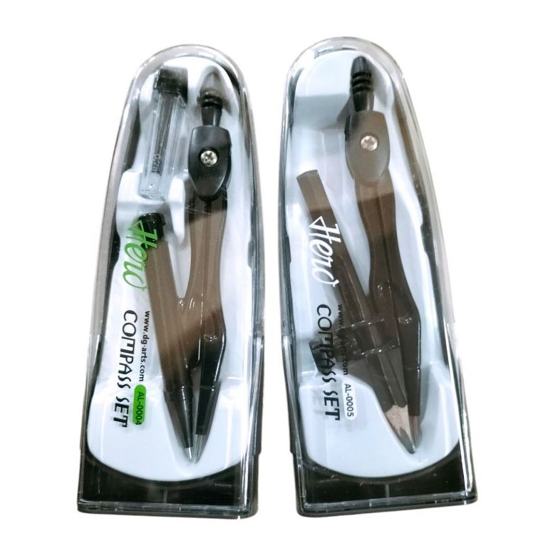 วงเวียน ฮีโร่ Hero Compass Set รุ่น AL-0004 และรุ่น AL-005 จำนวน 1 ชุด