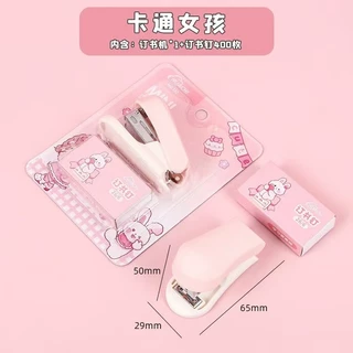เครื่องเย็บกระดาษ ขนาดเล็ก แบบพกพา ลายการ์ตูนน่ารัก สําหรับนักเรียน สํานักงาน โรงเรียนNB2