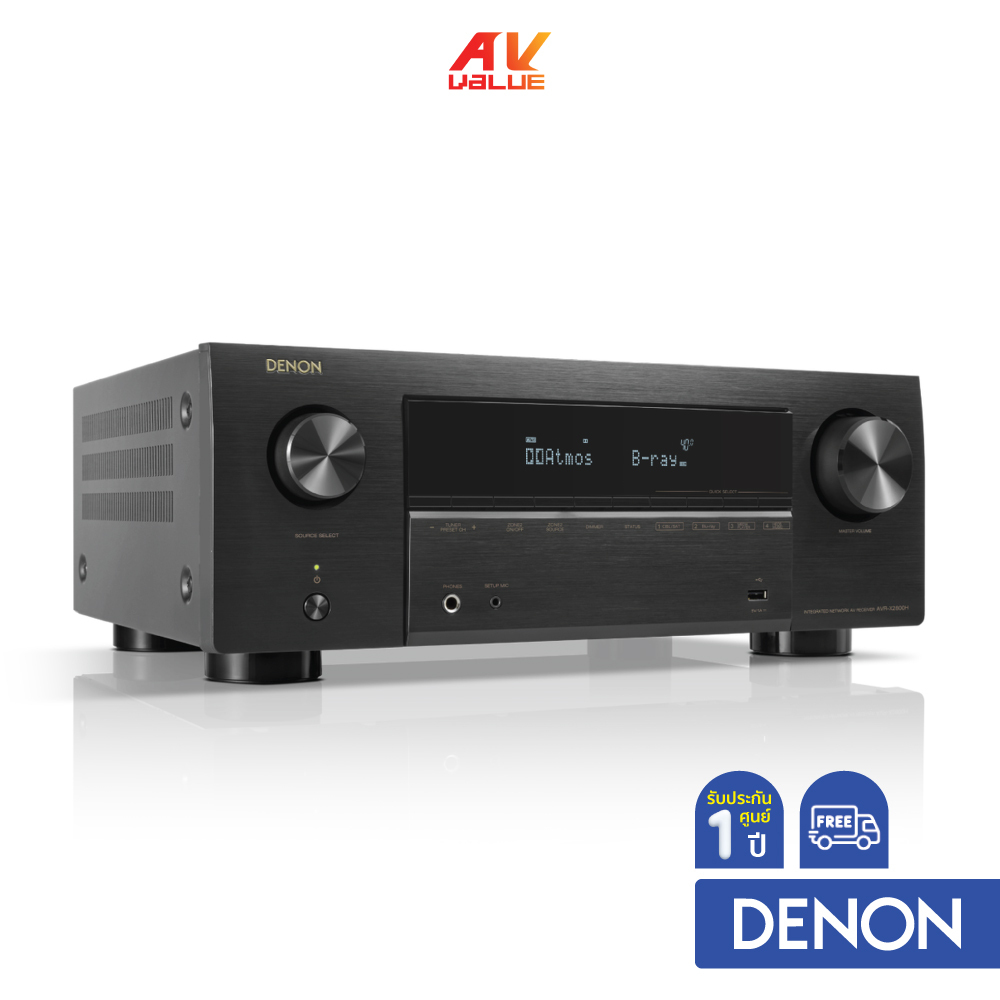 DENON AVR-X2800H 7.2 Channel AV Receiver l 8K  Ultra HD l 150 W