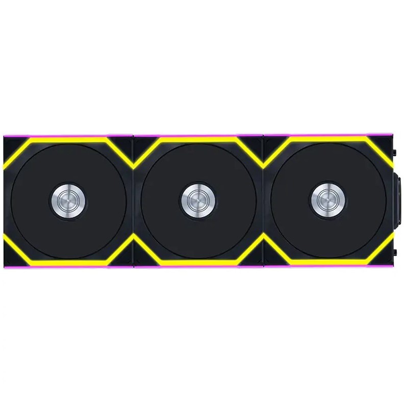 LIAN LI UNI SL WIRELESS FAN 120MM REVERSE BLADE ARGB 3 PACK
