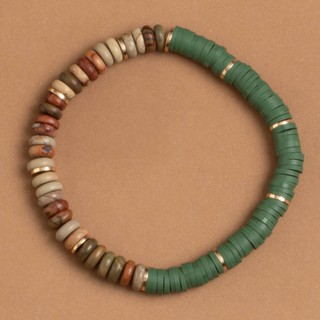 EARTHEN ESCAPE BEADED BRACELET