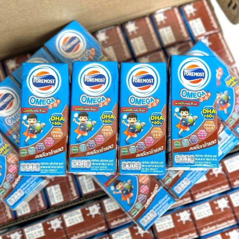 นม​โฟร์โมสต์​ โอ​เมก้า​369​ รส​ช็อกโกแลต​180​ มล.​(1ลัง) - รูปที่ 5