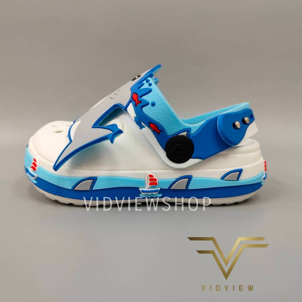 VIDVIEW !!ลดสนั่น!! รองเท้ารัดส้นเด็ก Adda 55U62 ลายฉลาม เบอร์ 25-31 ทรงหัวโต - รูปที่ 5