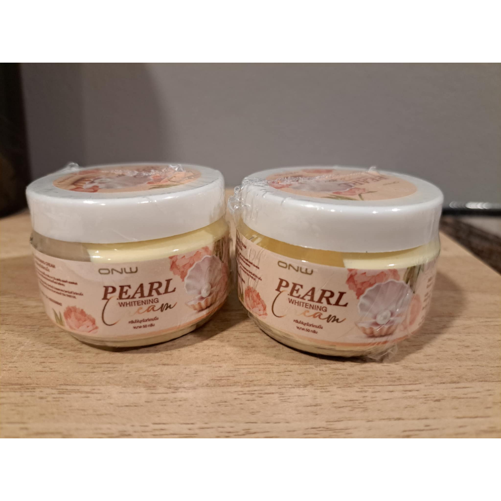Pearl Cream ครีมไข่มุก (ของแท้) ขนาด 50 กรัม 2 กระปุก