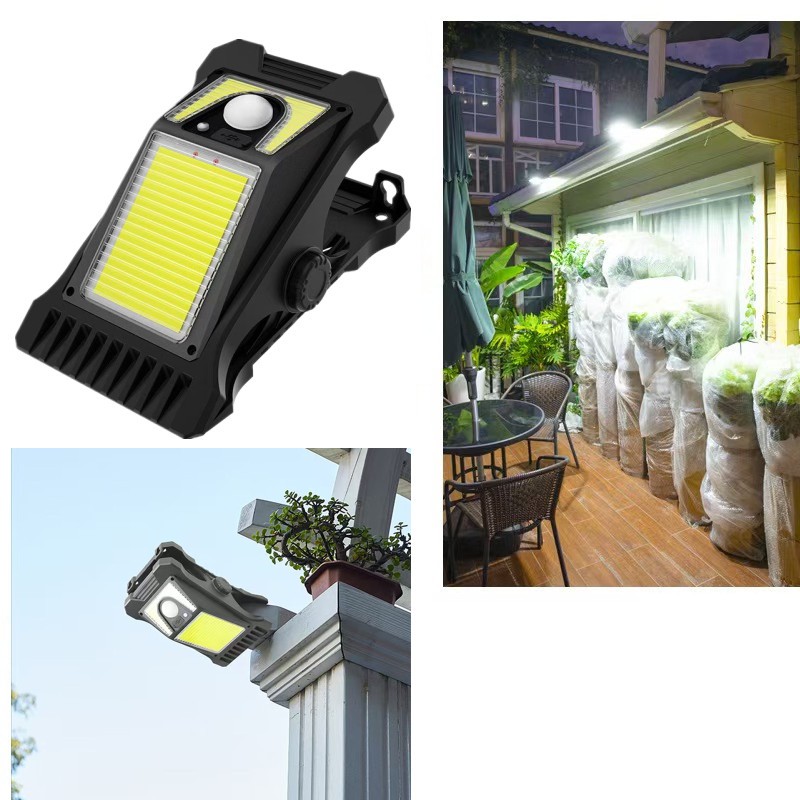 300W LED Road Camp IP67 ไฟโซล่าเซลล์เหนี่ยวนำแสงกลางแจ้ง, ไฟแคลมป์โซล่าเซลล์กันน้ำและป้องกันฟ้าผ่า