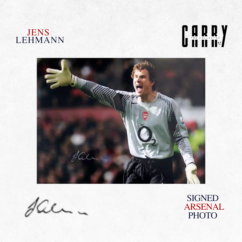 Jens Lehmann รูปลายเซ็น  Signed Arsenal Photo CERTIFICATE A1 Sporting Memorabillia