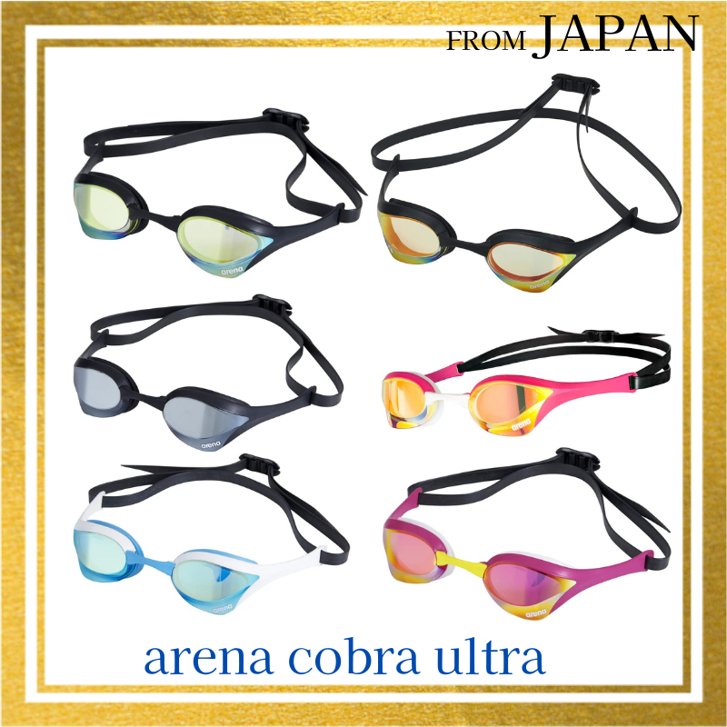 PRE-ORDER Arena Cobra Ultra Swimming Goggles - Unisex Racing Free Size Mirror Lens Direct from Japan