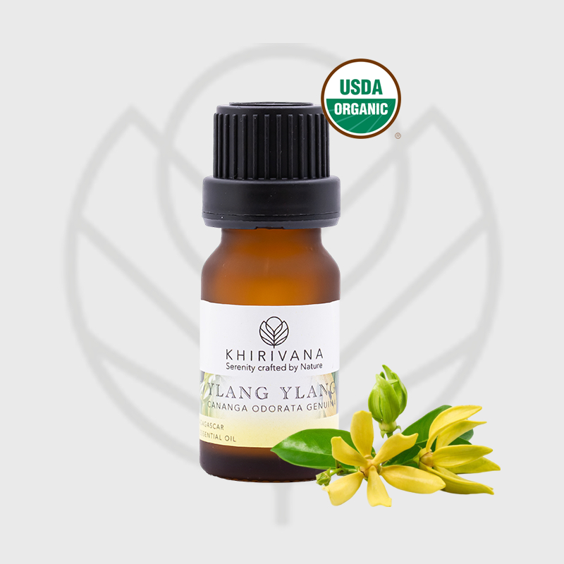 Khirivana น้ำมันหอมระเหยสกัดบริสุทธิ์100% กระดังงา (Ylang Ylang Pure Essential Oil)