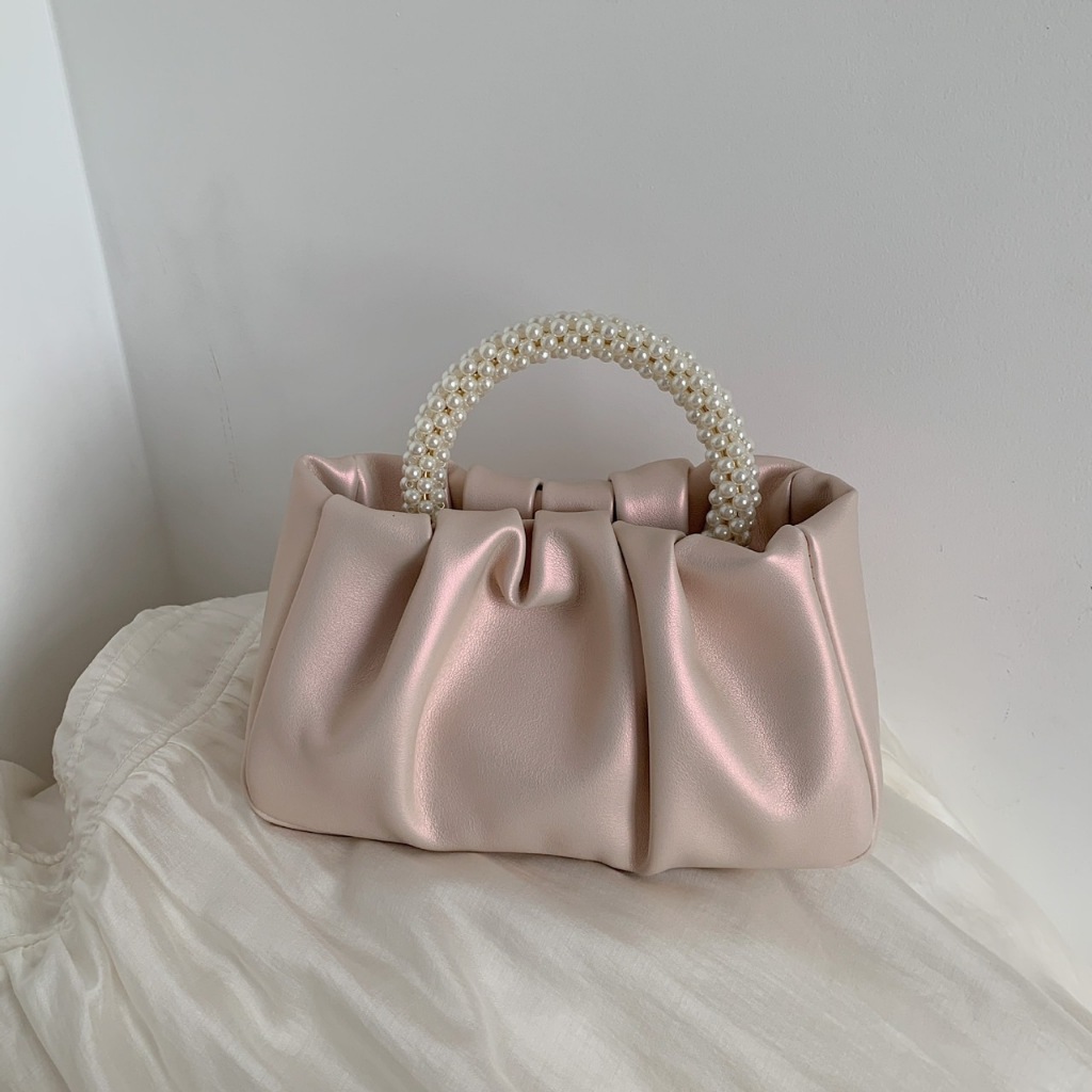 กระเป๋าถือ ไข่มุกน่ารัก กระเป๋าสะพายไหล่ ขนาดเล็ก แฟชั่นสำหรับผู้หญิง มีสายสะพายยาว - รูปที่ 6