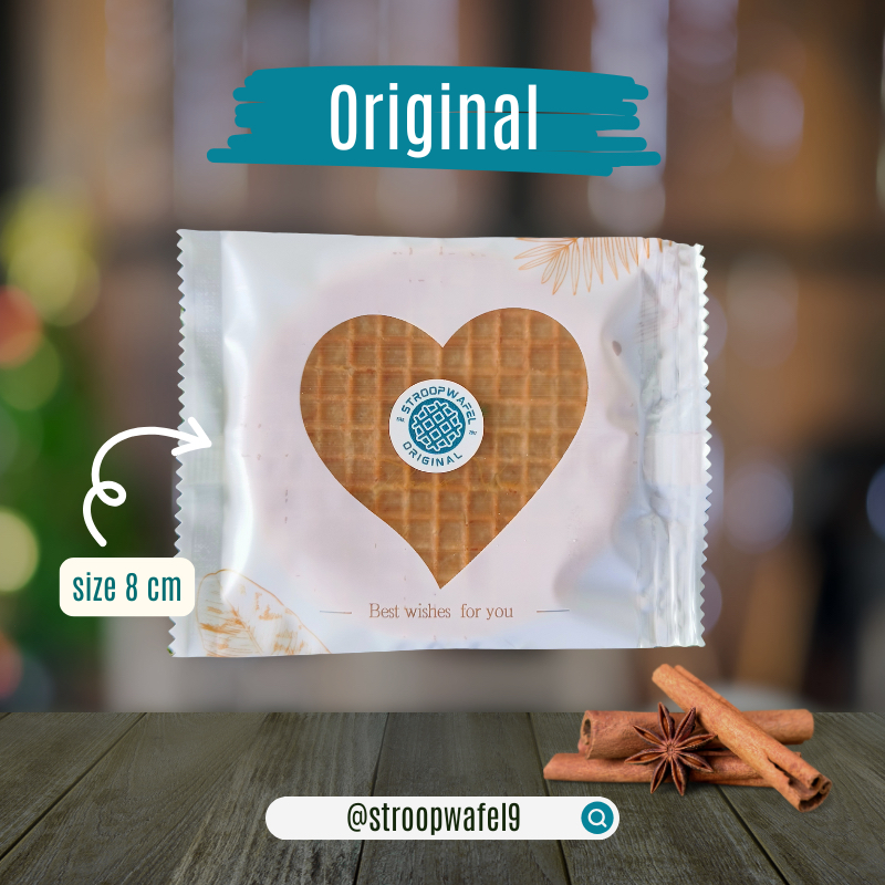 Stroopwafels 1 ชิ้น | วาฟเฟิลคาราเมล มีให้เลือก 4 รสชาติ วาฟเฟิลกรอบ ขนมร้านกาแฟ ขนมอร่อย พังงา