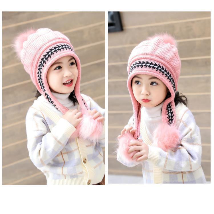 (พร้อมส่งในไทย)หมวกไหมพรมกันหนาวเด็ก 3-8 ปี รอบศรีษะ 48-52 ซม.และหมวกสำหรับผู้ใหญ่ - รูปที่ 4