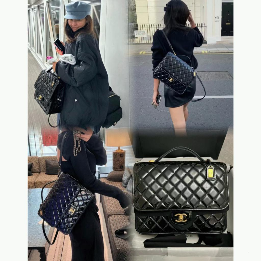 ชาแนล แท้ Chanel 22K backpackผู้หญิง  กระเป๋าเป้สะพายหลัง AS3662