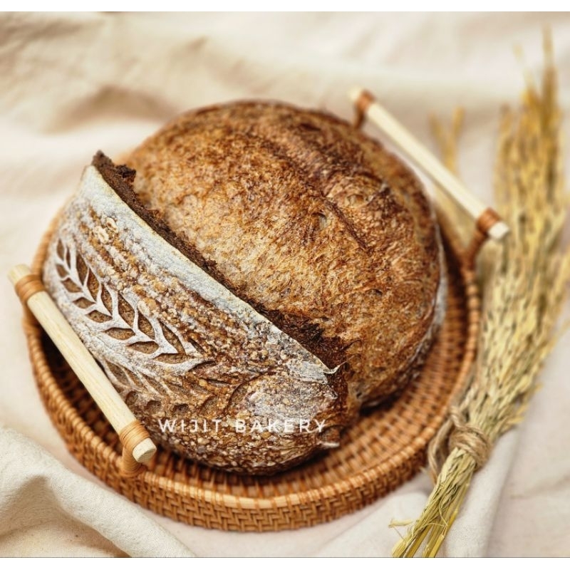 ซาวโดแป้งข้าวก่ำ มช.107 Purple rice flour sourdough ซาวโดข้าวก่ำ