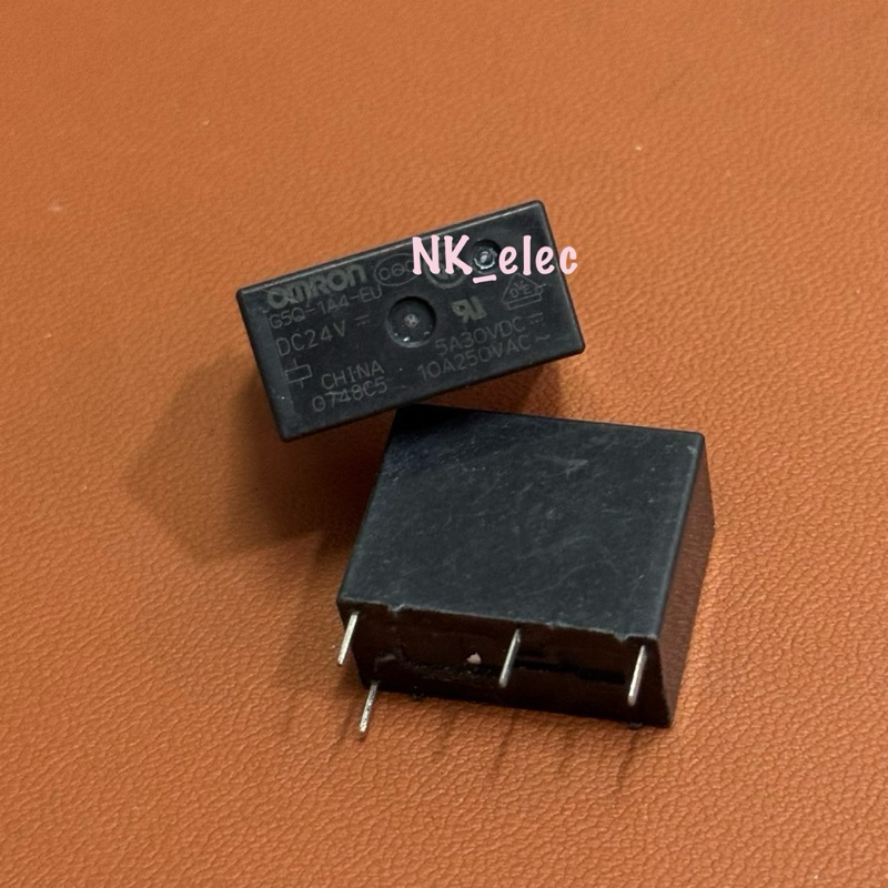 G5Q-1A4-EU รีเรย์ 24VDC 4 ขา ลงปริ้น แท้ใหม่ สินค้า พร้อมส่งในไทย