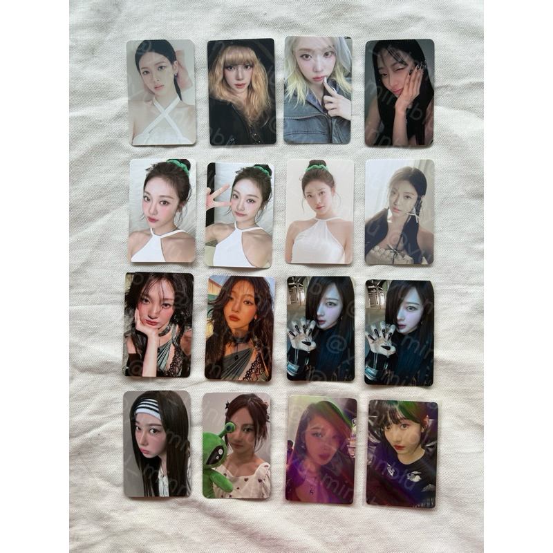 พร้อมส่ง | การ์ด aespa photocard