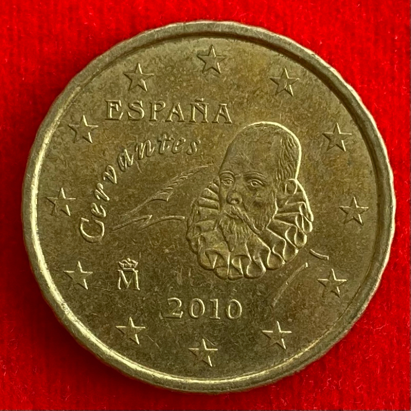 🇪🇸 เหรียญสเปน Spain 10 euro cent ปี 2010 เหรียญต่างประเทศ