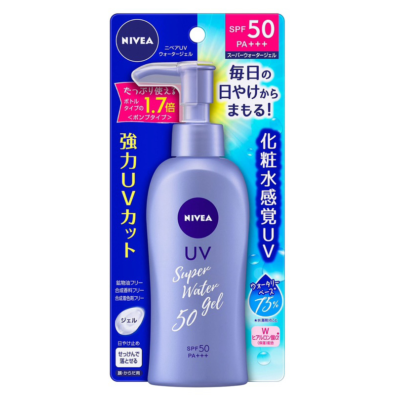 กันแดด นีเวีย NIVEA Sun protect UV super water 50 gel lot JP