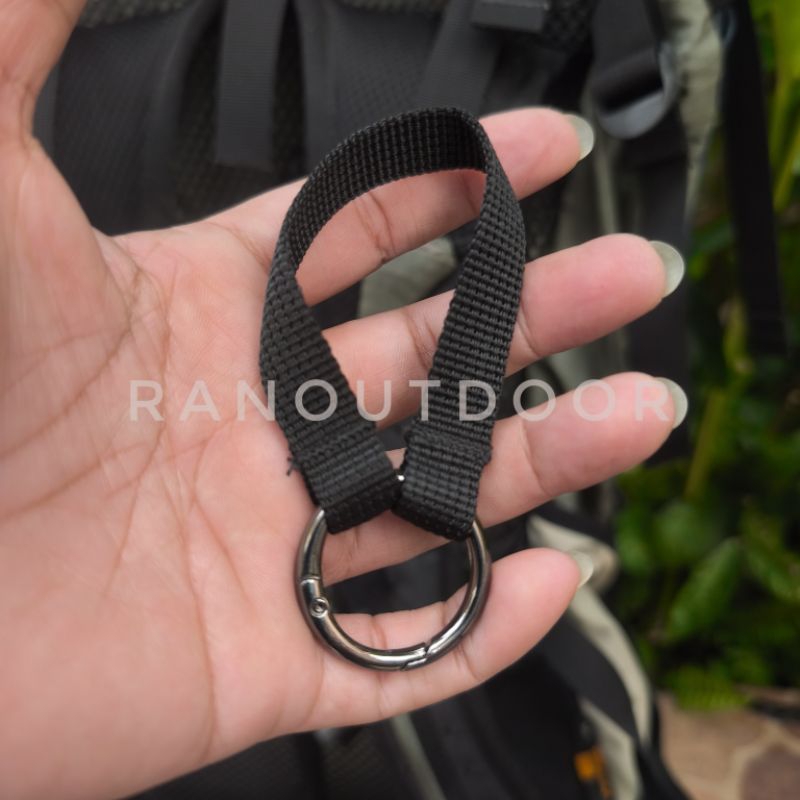 ที่ห้อยหมวก แขวนหมวก กับสายกระเป๋าสะพาย สีดำ