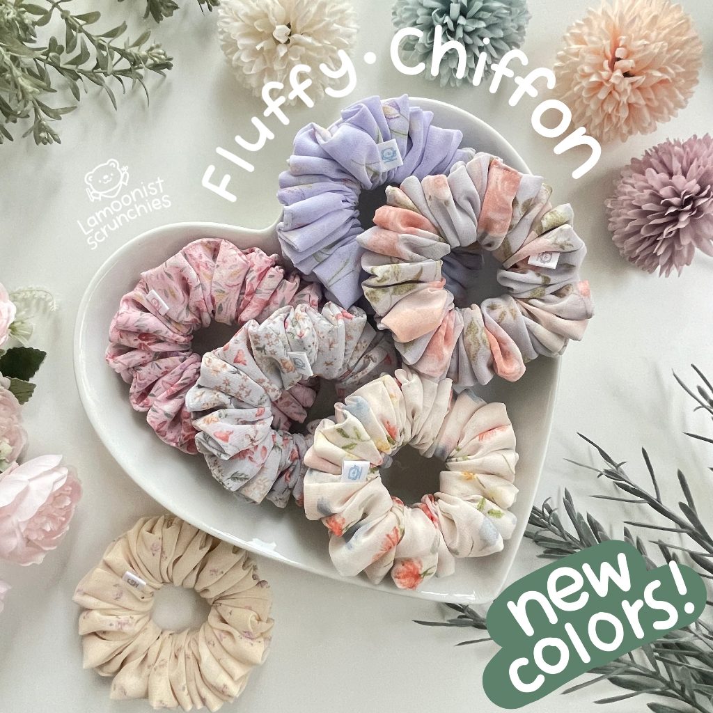 Lamoonist scrunchie • Fluffy • Chiffon