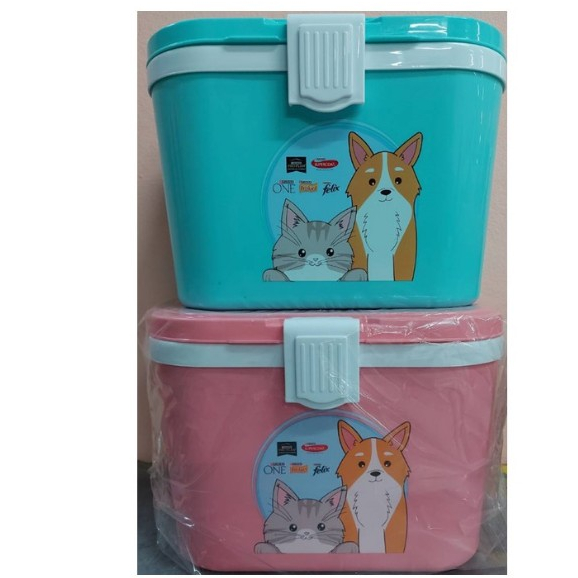Purina One ถังใส่น้ำแข็งปริมาตรบรรจุ 5ลิตร มีให้เลือกซื้อ 2สี สีเขียว สีชมพู*โปรดอ่านรายละเอียดก่อนสั่งซื้อ