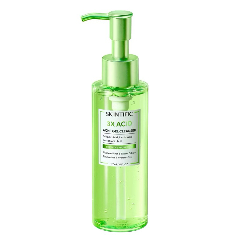 3X Acid Acne Gel Cleanser 120g. เจลคลีนเซอร์สำหรับผิวเป็นสิว