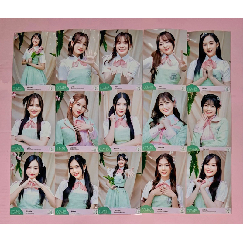 CGM48 Photoset คอมพ์ 3 ใบ 8th single Sakura , Minna de tabeta (2/2) comp 3 ใบ