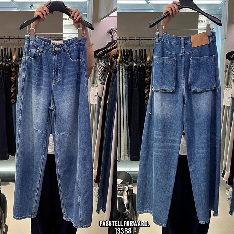 🇰🇷New🇰🇷  Korea darim baggy jeans กางเกงยีนdarimรุ่นใหม่ ทรงเท่ห์ๆเลยค้า รุ่นนี้ แนะนำเลยค่าา