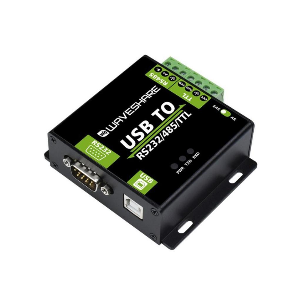 Waveshare FT232RL/CH343G USB to RS232/485/TTL Industrial Isolation ตัวแปลงสัญญาณ 15817 22547