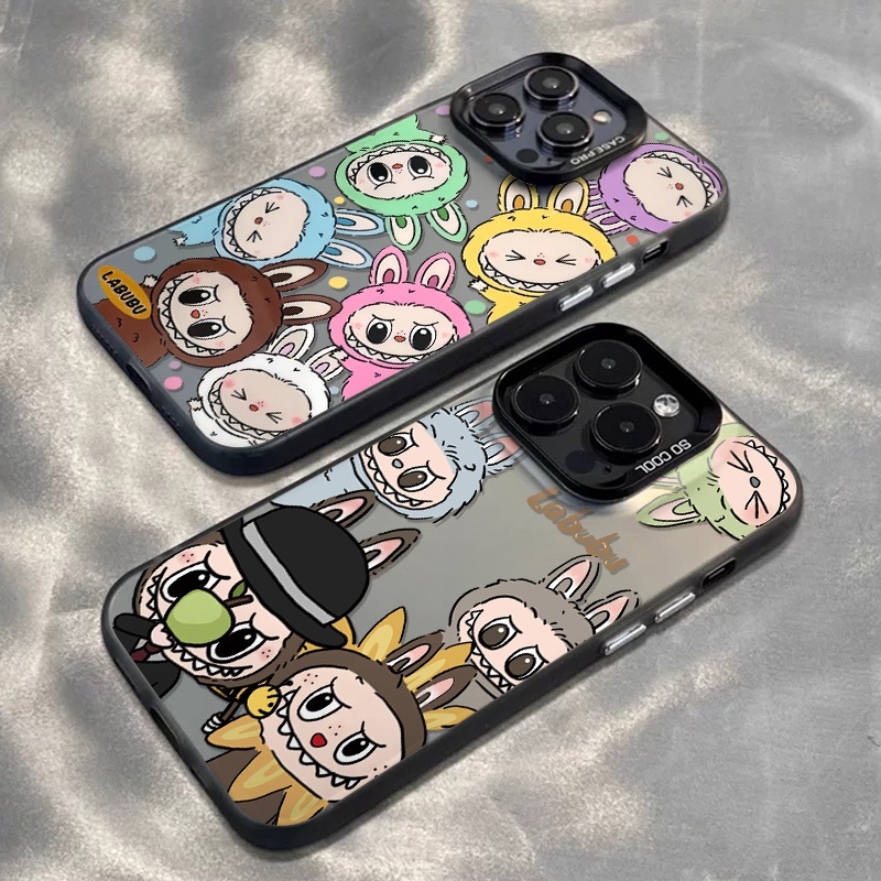 Keroro เคสโทรศัพท์มือถือ iPhone 16promax ใหม่ iphone15 ระดับไฮเอนด์ 14pro 13 สร้างสรรค์ 11 น่ารัก Pop Mart Labubu กรณี