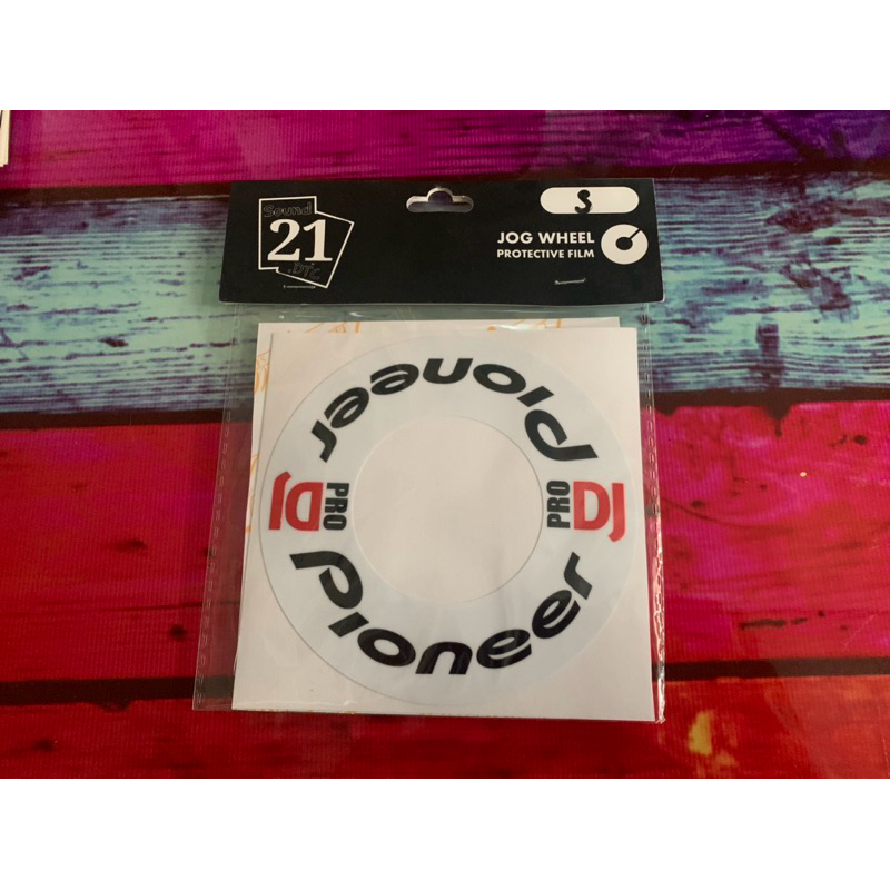 สีขาวลาย pioneer dj Size " S " สติกเกอร์ 1 ชุดมี 2 ชิ้น Skin jog สำหรับ XDJ RR DDJ SB DDJ SB2 SB3