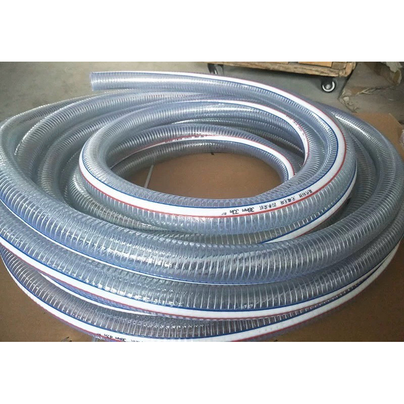 สาย PVC เสริมลวด สายยางใส้ลวด ท่อน้ำทิ้ง สายน้ำมัน สายใยลวดสปริง ตัดยาวตามสั่ง