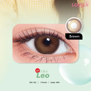 คอนแทคเลนส์ Mini Leo Brown / Gray (Lovely) ขนาดมินิ 💙